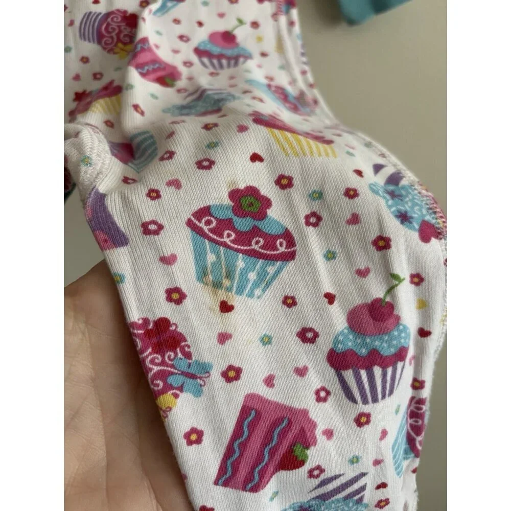 HANNA ANDERSSON ORGANIC BABY Side Zip Sleeper Pink Cupcake 18-24 M Birthday